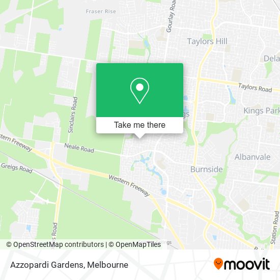 Azzopardi Gardens map