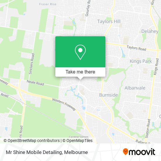 Mr Shine Mobile Detailing map