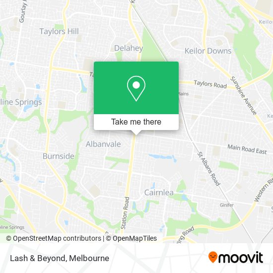 Lash & Beyond map