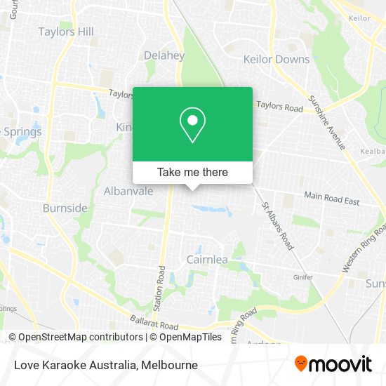 Love Karaoke Australia map