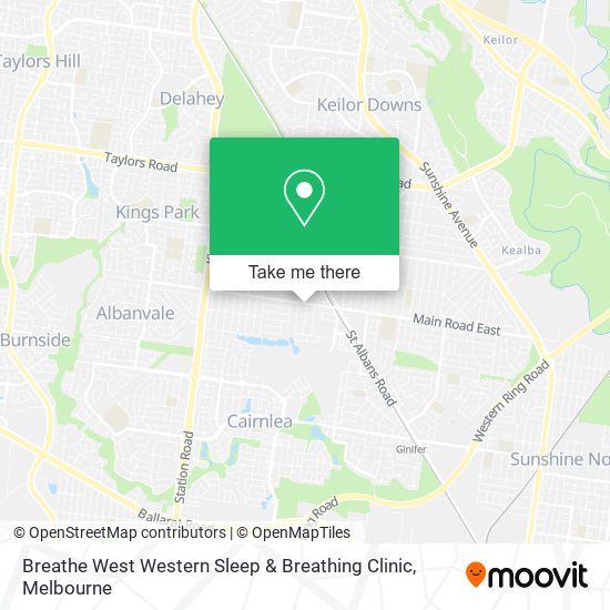 Breathe West Western Sleep & Breathing Clinic map