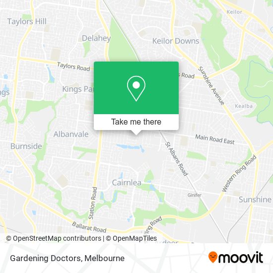 Gardening Doctors map