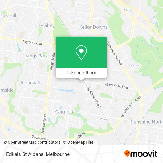 Edkals St Albans map
