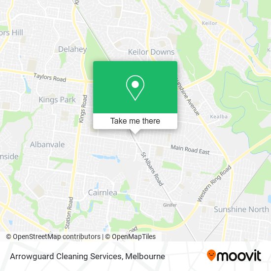 Arrowguard Cleaning Services map