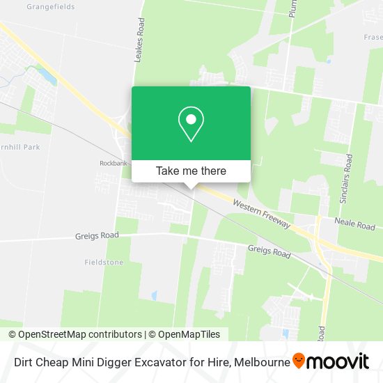 Dirt Cheap Mini Digger Excavator for Hire map