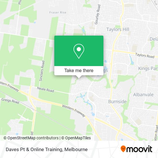 Daves Pt & Online Training map