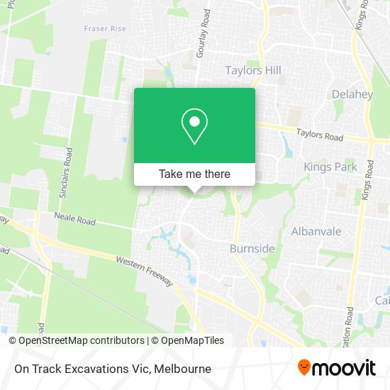 On Track Excavations Vic map