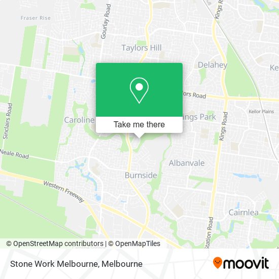 Stone Work Melbourne map