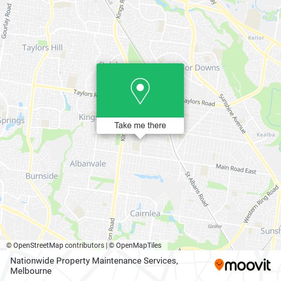 Nationwide Property Maintenance Services map