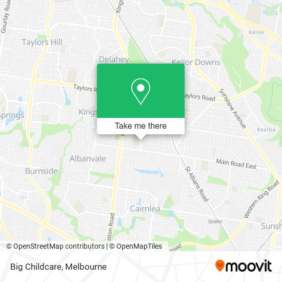 Mapa Big Childcare