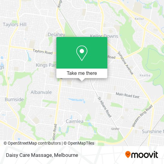 Daisy Care Massage map