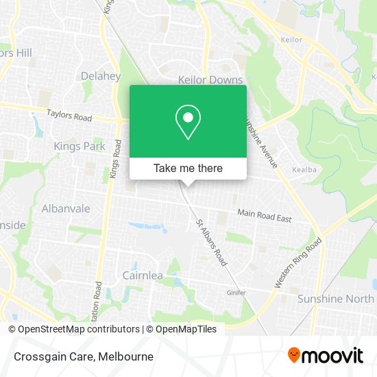 Crossgain Care map