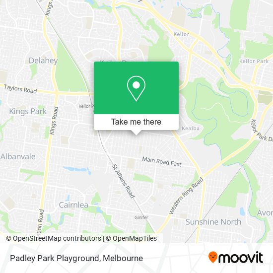 Padley Park Playground map