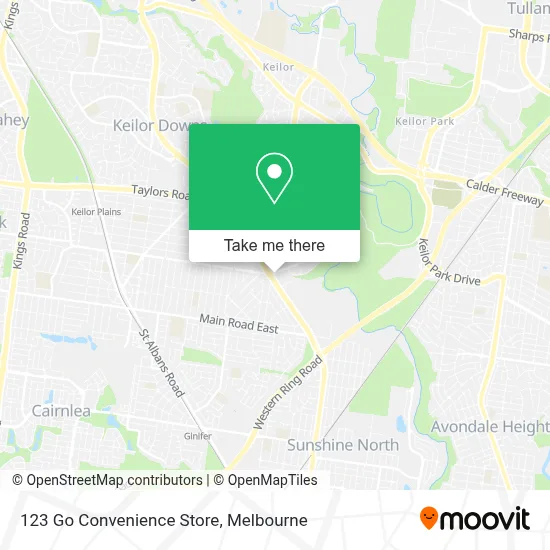 Mapa 123 Go Convenience Store