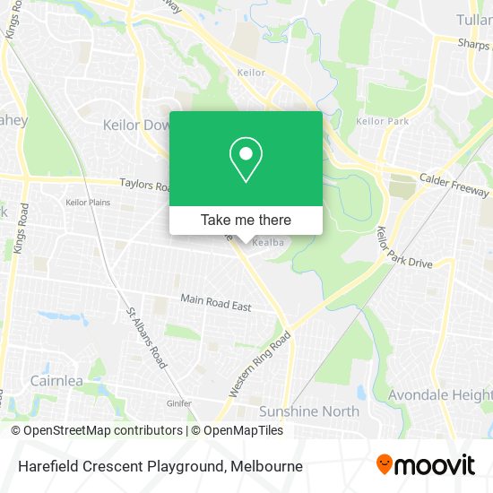 Harefield Crescent Playground map