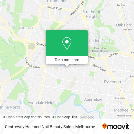 Centreway Hair and Nail Beauty Salon map