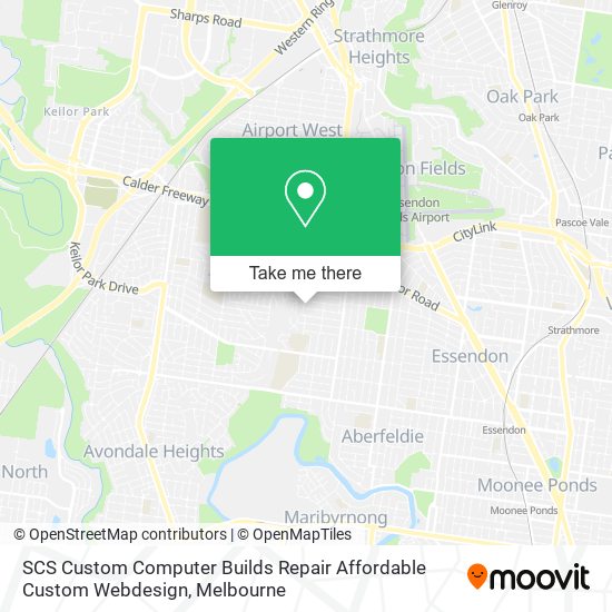 SCS Custom Computer Builds Repair Affordable Custom Webdesign map