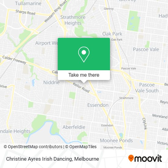 Christine Ayres Irish Dancing map