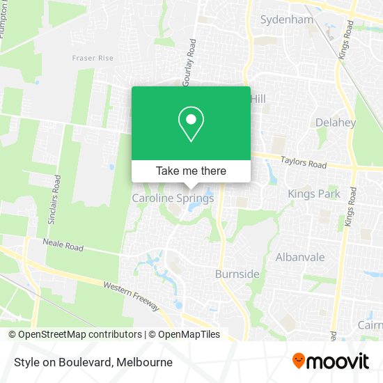 Style on Boulevard map