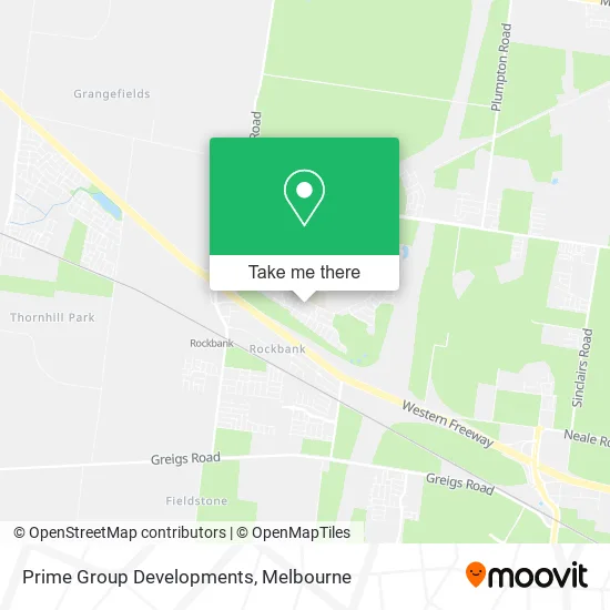 Mapa Prime Group Developments