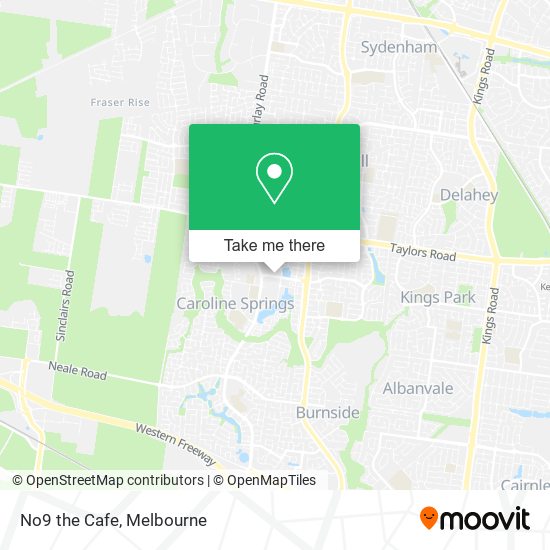 No9 the Cafe map