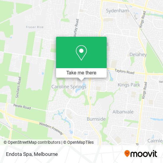 Endota Spa map