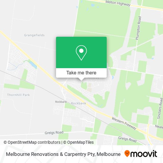 Melbourne Renovations & Carpentry Pty map