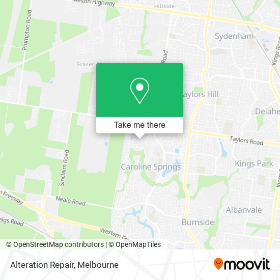 Alteration Repair map