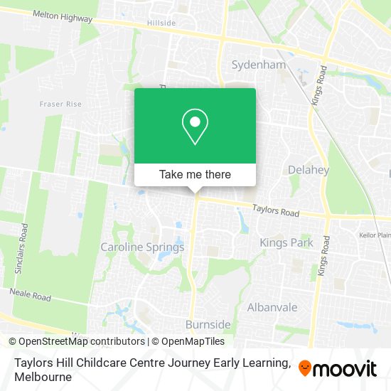 Taylors Hill Childcare Centre Journey Early Learning map