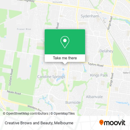 Creative Brows and Beauty map