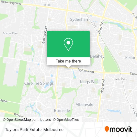 Taylors Park Estate map