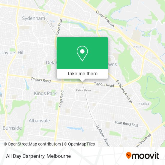 All Day Carpentry map