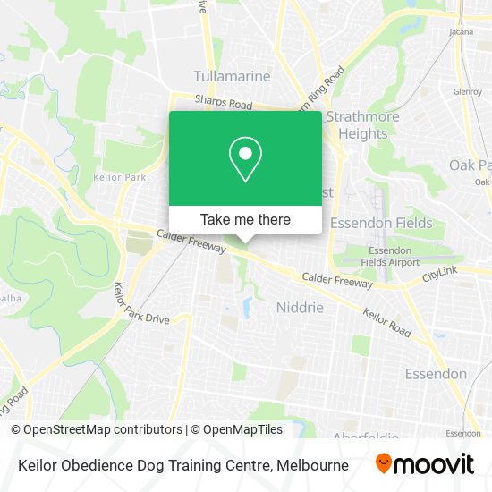 Keilor Obedience Dog Training Centre map