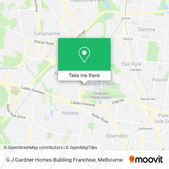 G J Gardner Homes Building Franchise map