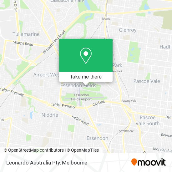 Leonardo Australia Pty map