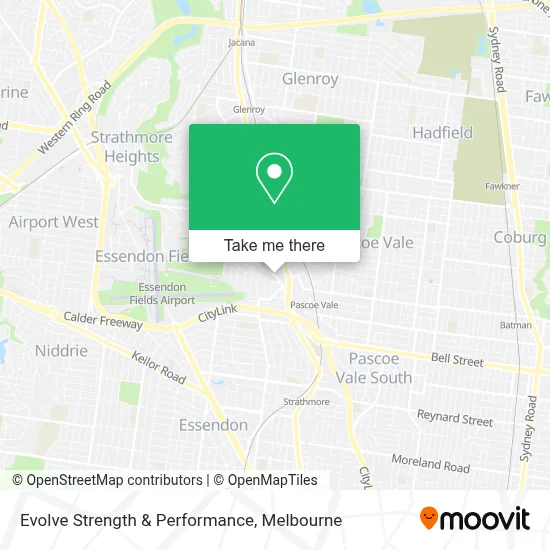 Mapa Evolve Strength & Performance