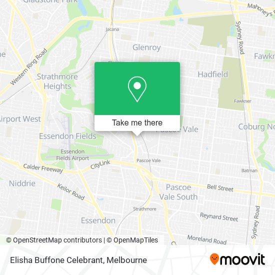 Elisha Buffone Celebrant map
