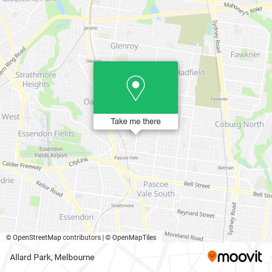 Allard Park map