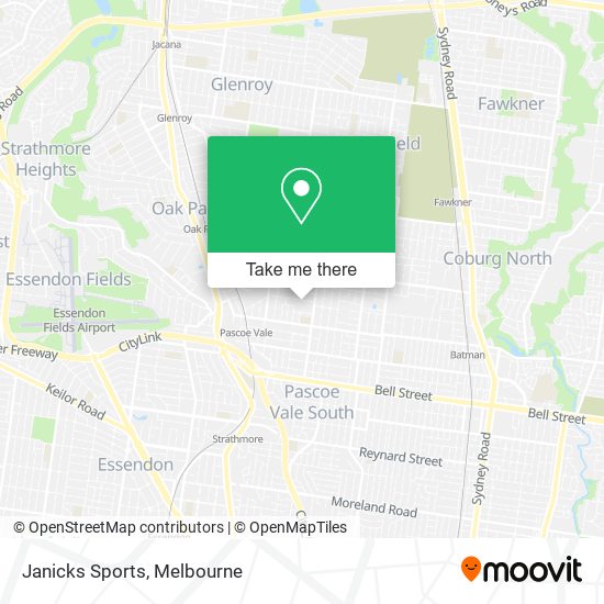Janicks Sports map