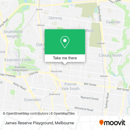 James Reserve Playground map