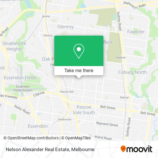 Nelson Alexander Real Estate map