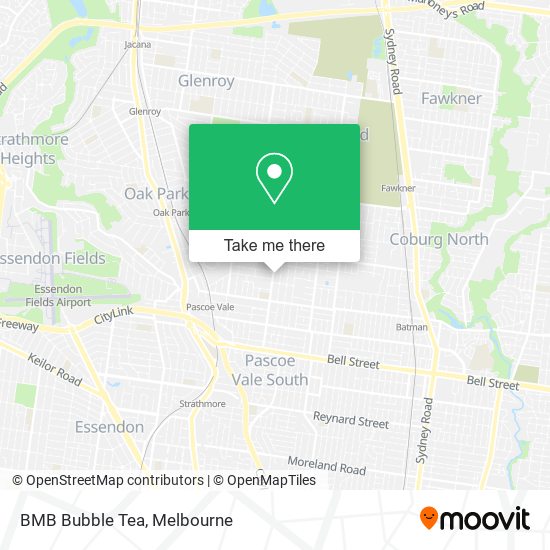 BMB Bubble Tea map