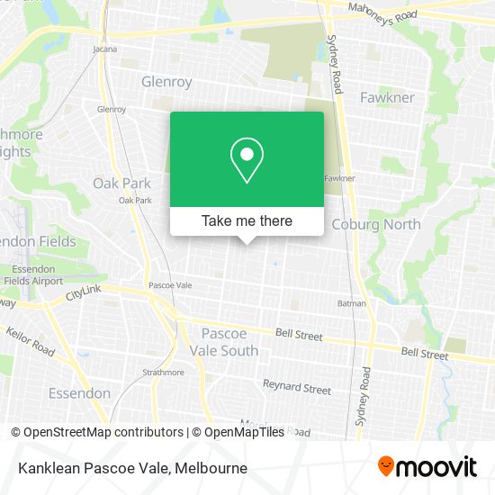 Kanklean Pascoe Vale map