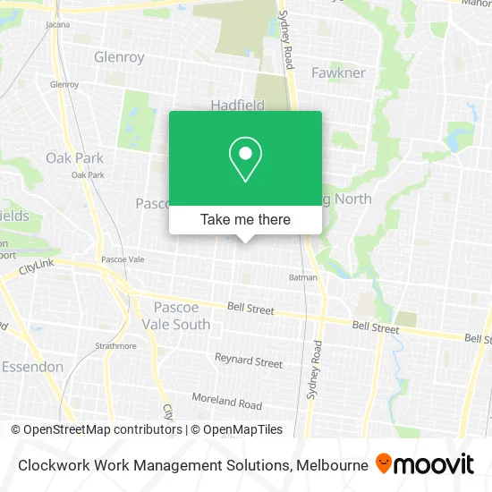 Clockwork Work Management Solutions map