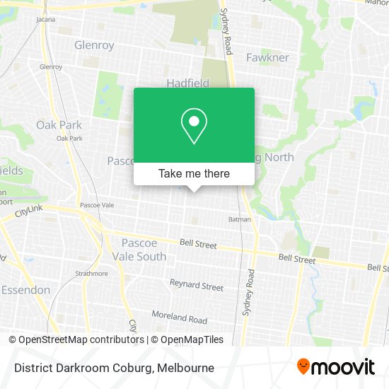 District Darkroom Coburg map
