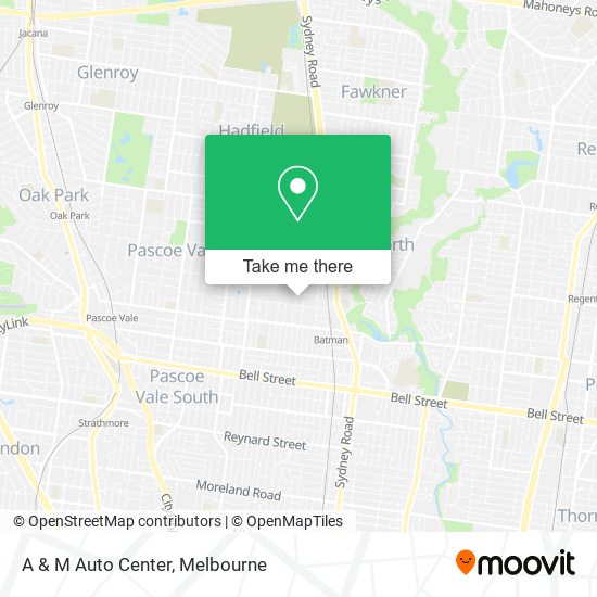 A & M Auto Center map