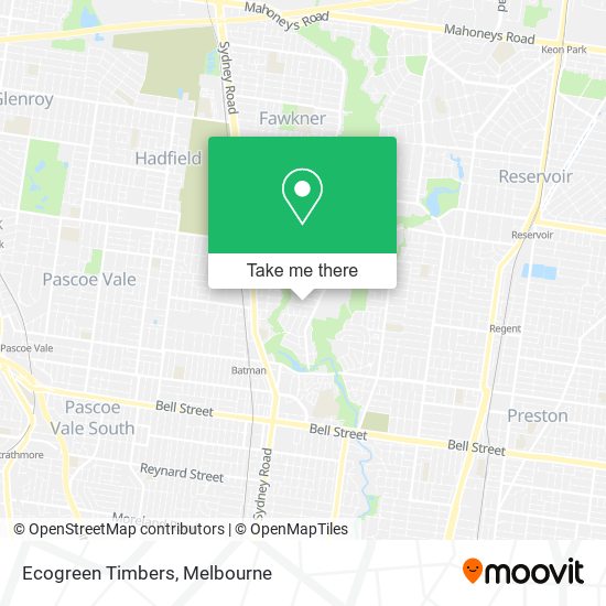 Ecogreen Timbers map