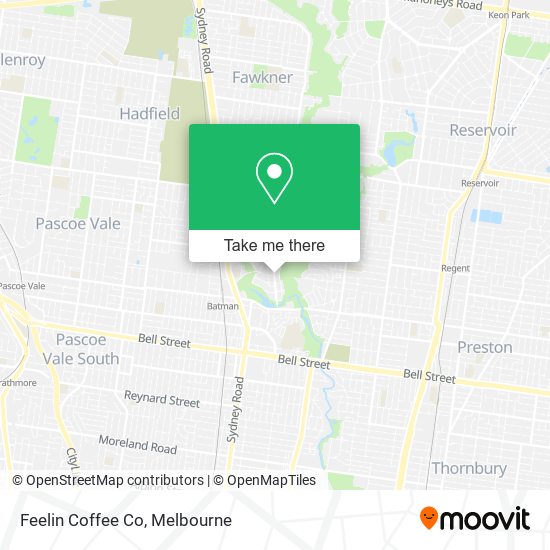Feelin Coffee Co map