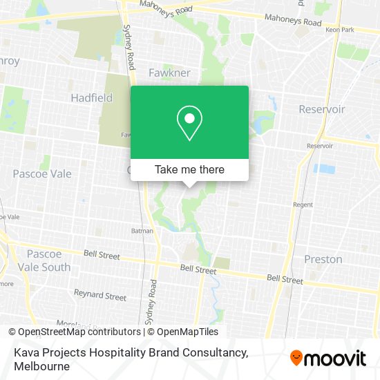 Kava Projects Hospitality Brand Consultancy map