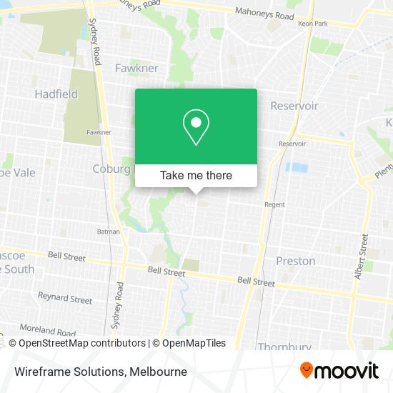 Wireframe Solutions map